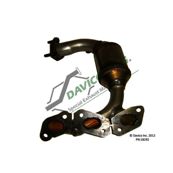 Davico Exhaust Manifold with Integrated Catalytic Converter 18292