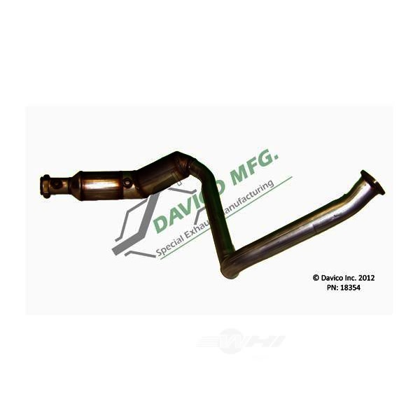 Davico Direct Fit Catalytic Converter and Pipe Assembly 18354