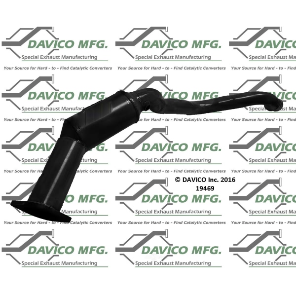 Davico Direct Fit Catalytic Converter and Pipe Assembly 19469