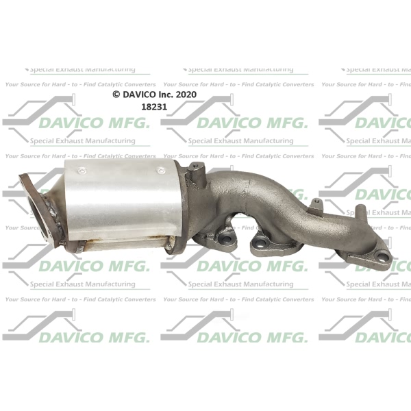 Davico Exhaust Manifold with Integrated Catalytic Converter 18231