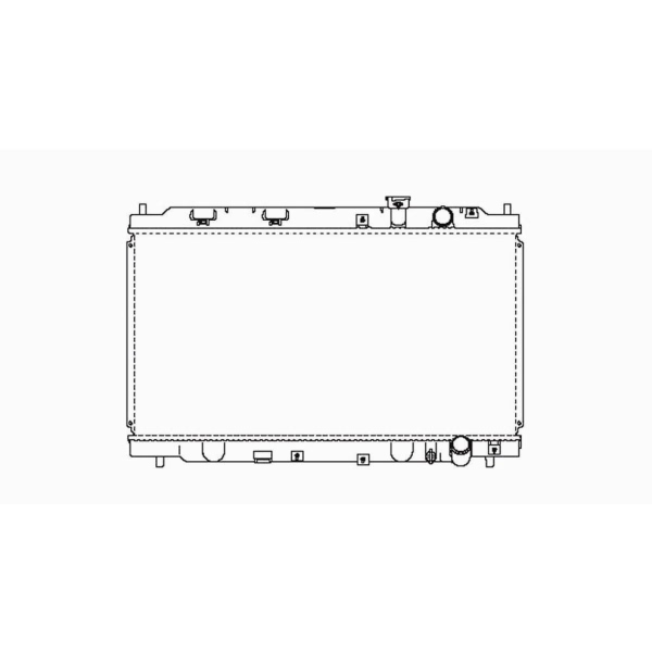 TYC Engine Coolant Radiator 2028