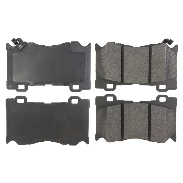 Centric Posi Quiet™ Semi-Metallic Brake Pads With Hardware 104.13460