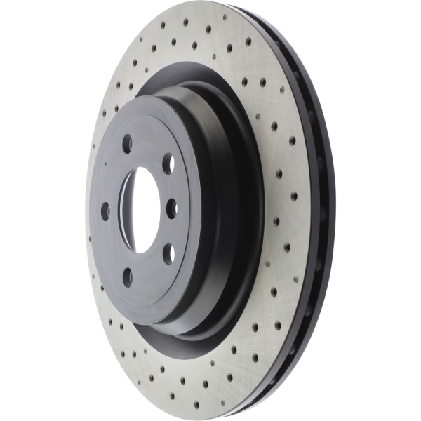 Centric SportStop Drilled 1-Piece Rear Brake Rotor 128.35127