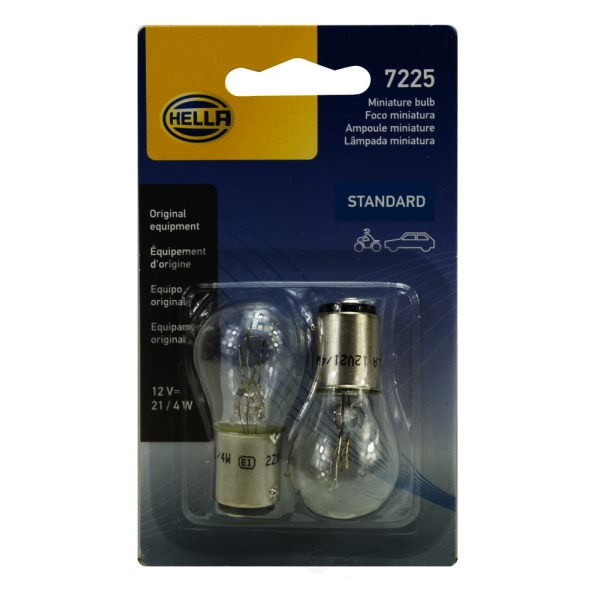 Hella 7225Tb Standard Series Incandescent Miniature Light Bulb 7225TB