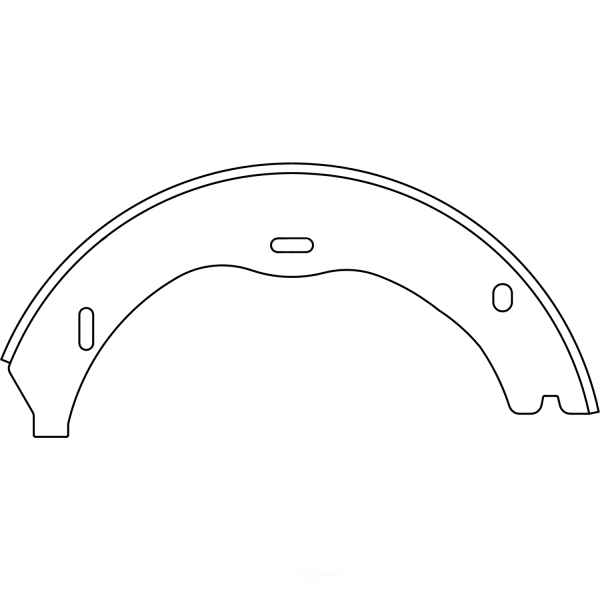 Centric Premium Rear Drum Brake Shoes 111.10910