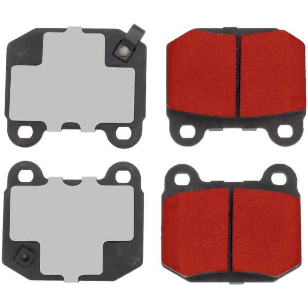 Centric Posi Quiet Pro™ Semi-Metallic Rear Disc Brake Pads 500.09611