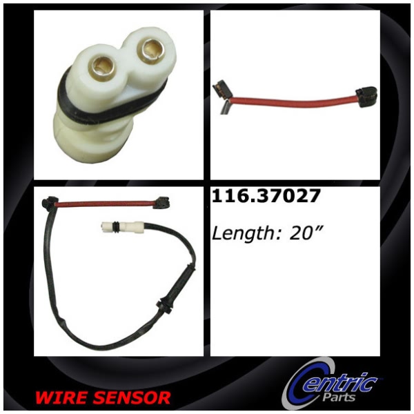 Centric Rear Brake Pad Sensor 116.37027