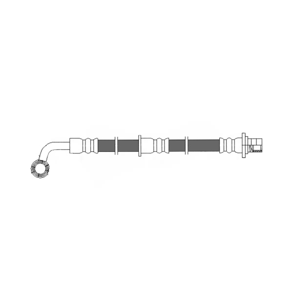 Centric Front Driver Side Brake Hose 150.40112