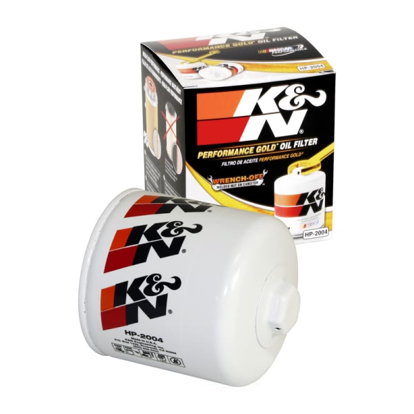 K&N Performance Gold™ Wrench-Off Oil Filter HP-2004