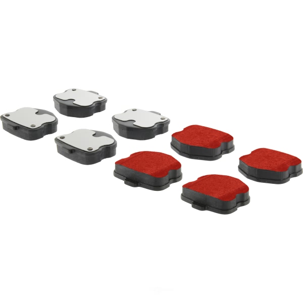 Centric Posi Quiet Pro™ Semi-Metallic Rear Disc Brake Pads 500.11851