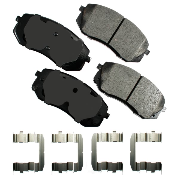 Akebono Pro-ACT™ Ultra-Premium Ceramic Front Disc Brake Pads ACT1295