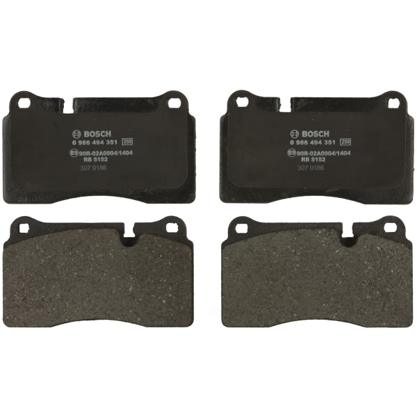 Bosch EuroLine™ Semi-Metallic Front Disc Brake Pads 0986494351