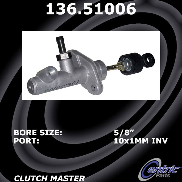 Centric Premium Clutch Master Cylinder 136.51006