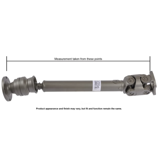 Cardone Reman Remanufactured Driveshaft/ Prop Shaft 65-9356