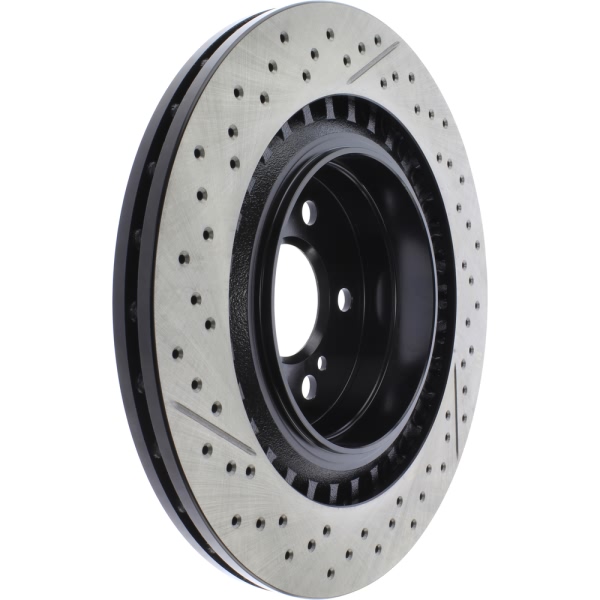 Centric SportStop Drilled and Slotted 1-Piece Rear Brake Rotor 127.35119
