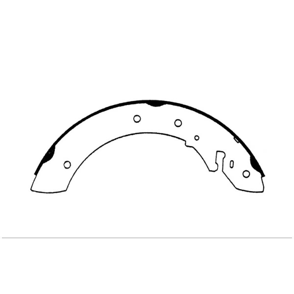 Centric Premium Rear Drum Brake Shoes 111.06220