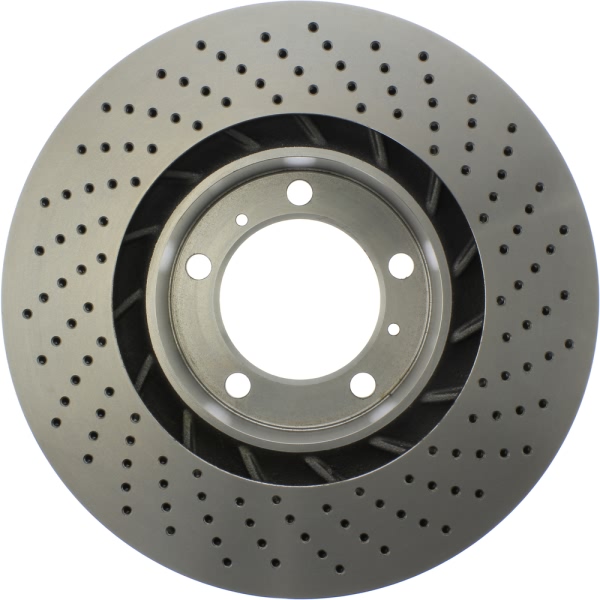 Centric SportStop Drilled 1-Piece Front Driver Side Brake Rotor 128.37064