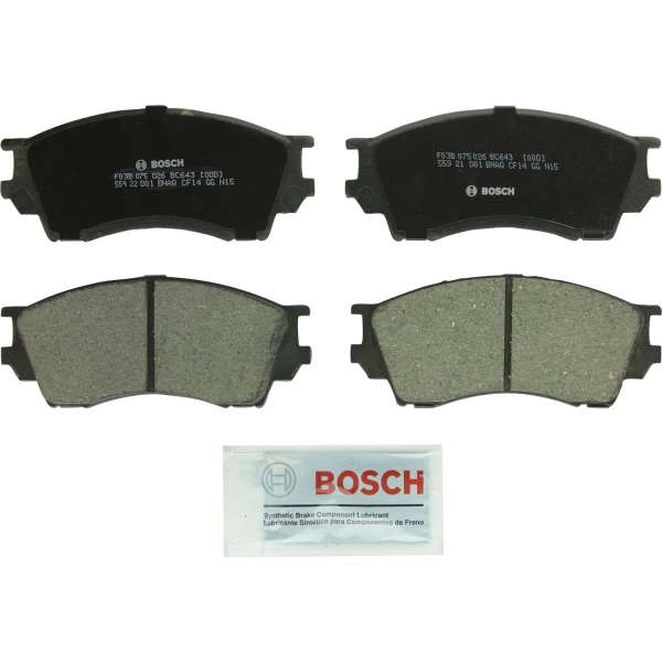 Bosch QuietCast™ Premium Ceramic Front Disc Brake Pads BC643