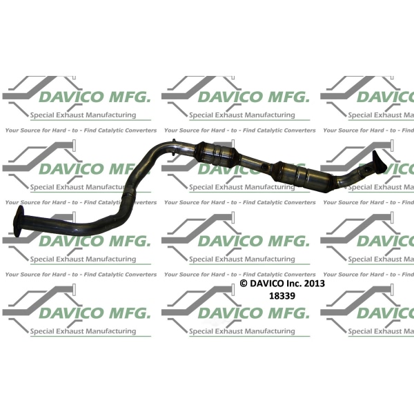 Davico Direct Fit Catalytic Converter and Pipe Assembly 18339