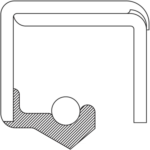 National Axle Shaft Seal 5872S