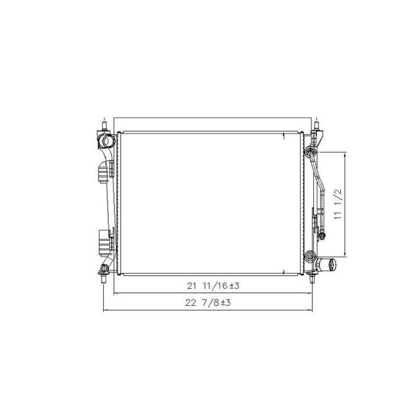 TYC Engine Coolant Radiator 13253