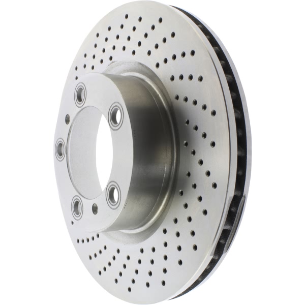 Centric SportStop Drilled 1-Piece Front Driver Side Brake Rotor 128.37064