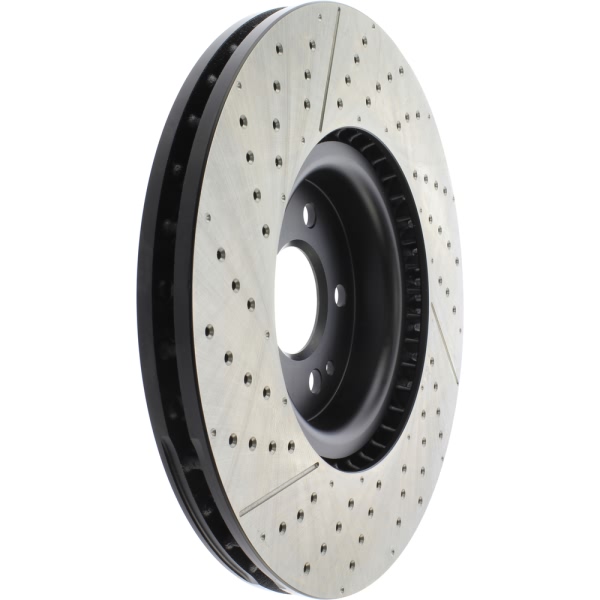 Centric SportStop Drilled and Slotted 1-Piece Front Brake Rotor 127.35158