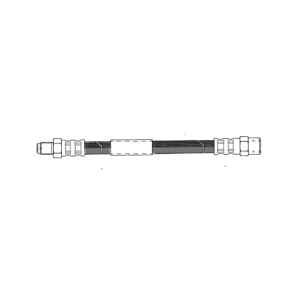 Centric Rear Brake Hose 150.34303