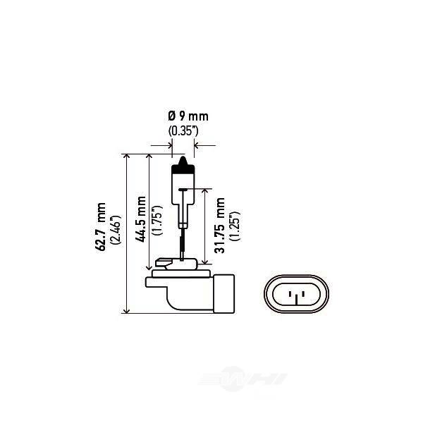 Hella 898 Standard Series Halogen Light Bulb 898