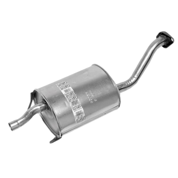 Walker Quiet Flow Stainless Steel Oval Aluminized Exhaust Muffler And Pipe Assembly 53157