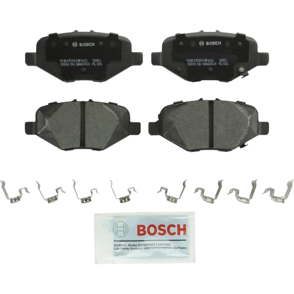 Bosch QuietCast™ Premium Organic Rear Disc Brake Pads BP1612