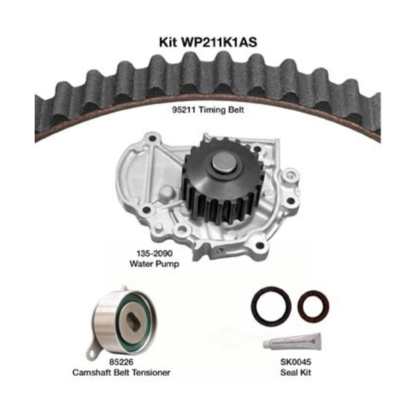 Dayco Timing Belt Kit With Water Pump WP211K1AS