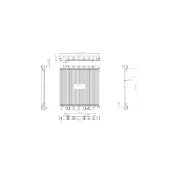 TYC Engine Coolant Radiator 2887