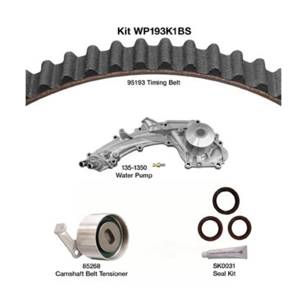 Dayco Timing Belt Kit With Water Pump WP193K1BS