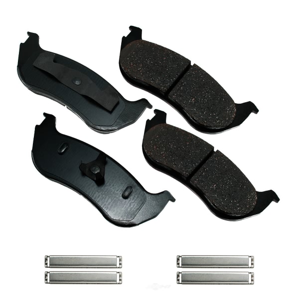 Akebono Pro-ACT™ Ultra-Premium Ceramic Rear Disc Brake Pads ACT881