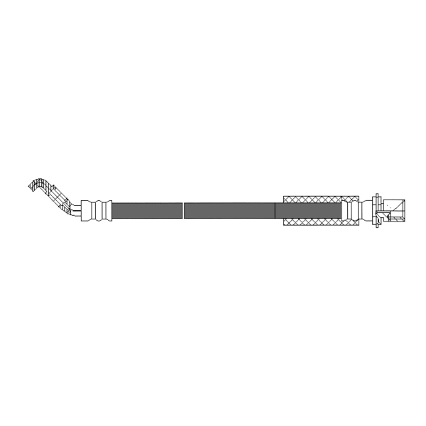 Centric Front Brake Hose 150.44061