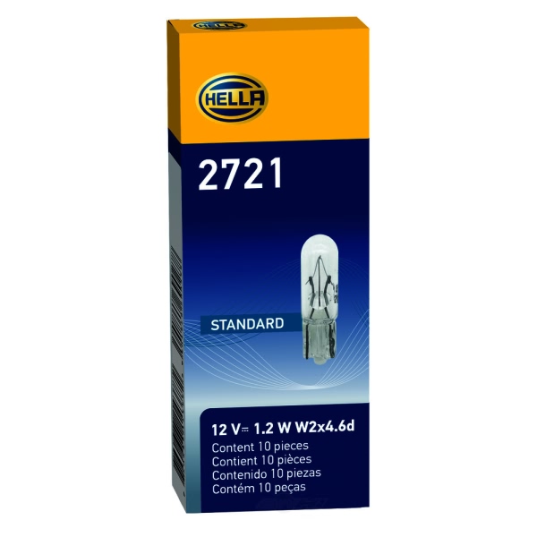 Hella 2721 Standard Series Incandescent Miniature Light Bulb 2721
