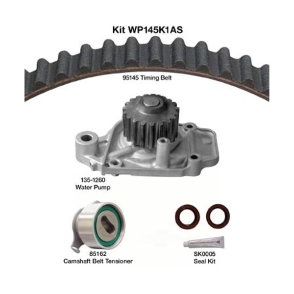 Dayco Timing Belt Kit With Water Pump WP145K1AS