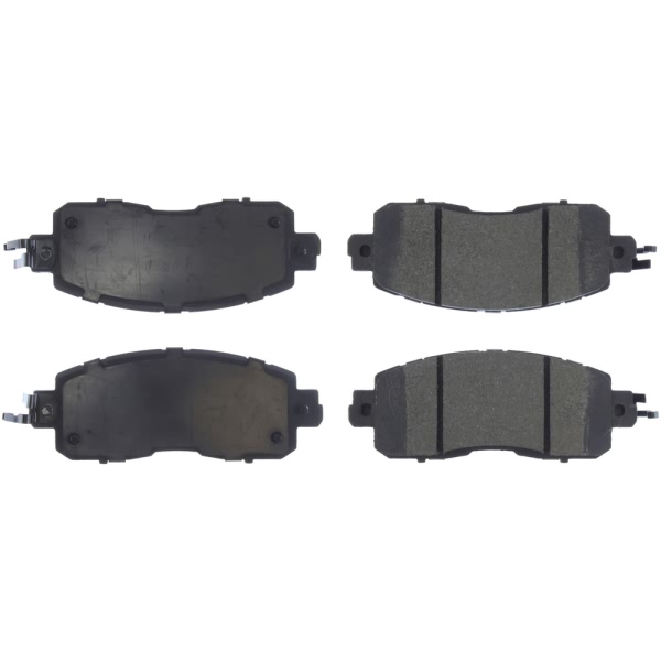Centric Posi Quiet™ Semi-Metallic Brake Pads With Hardware 104.16500