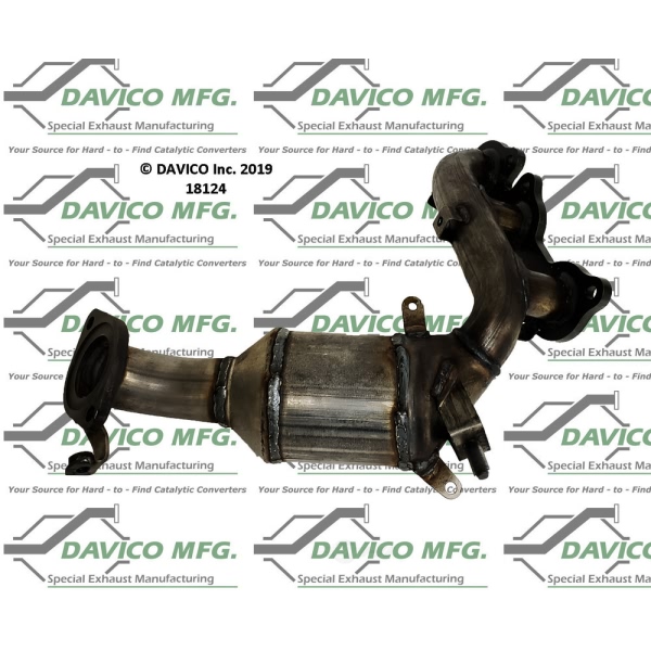 Davico Exhaust Manifold with Integrated Catalytic Converter 18124