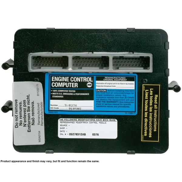 Cardone Reman Remanufactured Engine Control Computer 79-0376