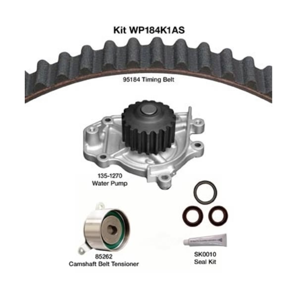 Dayco Timing Belt Kit With Water Pump WP184K1AS