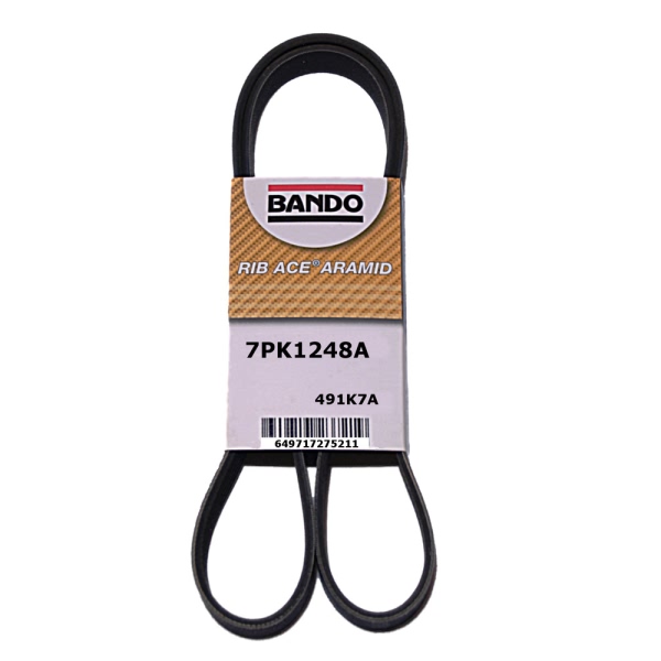 BANDO Rib Ace™ Aramid V-Ribbed Serpentine Belt 7PK1248A