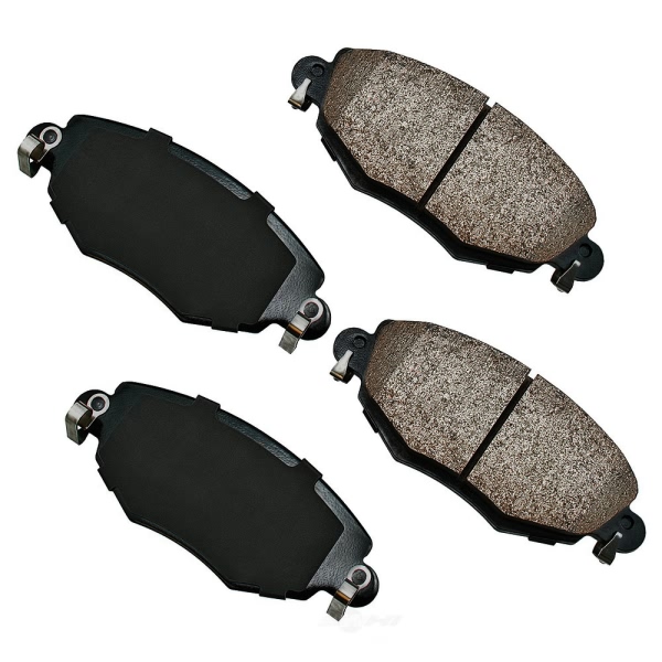 Akebono EURO™ Ultra-Premium Ceramic Front Disc Brake Pads EUR910