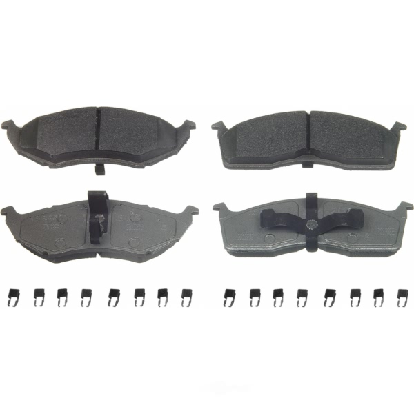 Wagner ThermoQuiet Semi-Metallic Disc Brake Pad Set MX591