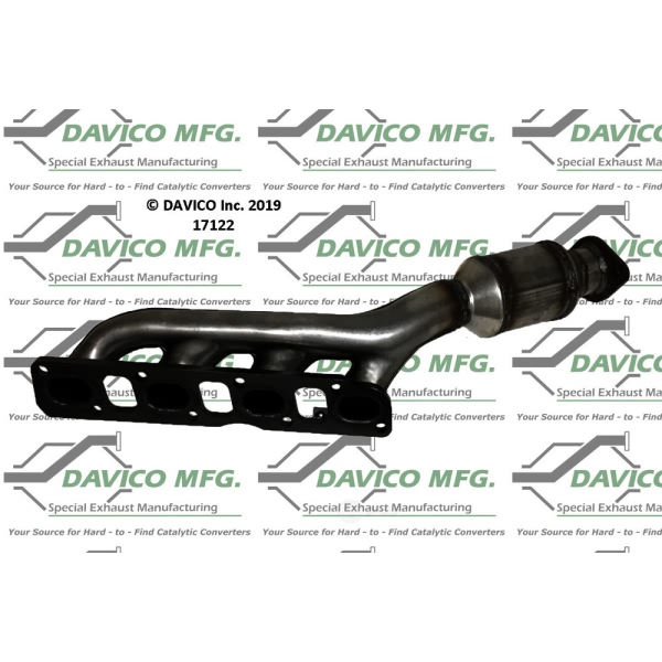 Davico Exhaust Manifold with Integrated Catalytic Converter 17122