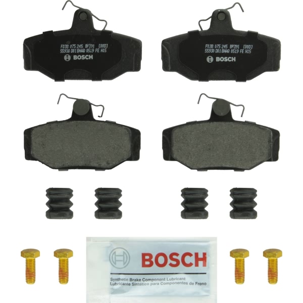 Bosch QuietCast™ Premium Organic Rear Disc Brake Pads BP391