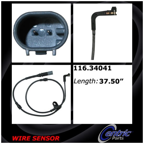 Centric Front Brake Pad Sensor 116.34041