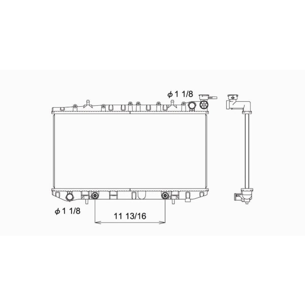 TYC TYC Radiator Assembly 1178