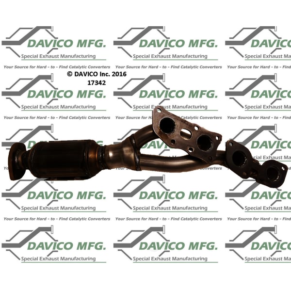 Davico Exhaust Manifold with Integrated Catalytic Converter 17342